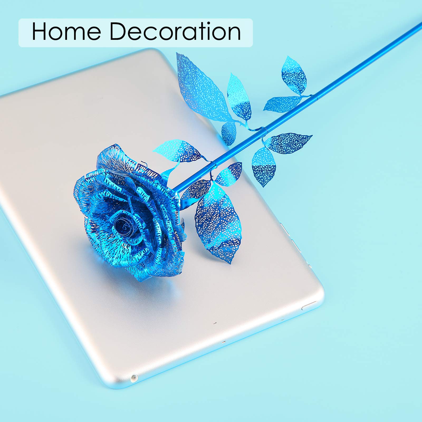 Amazon.com: Piececool 3D Metal Puzzles Rose Flower Model Kits